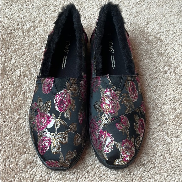 Toms Shoes - Toms Alpagate Brocade Floral Slip Ons